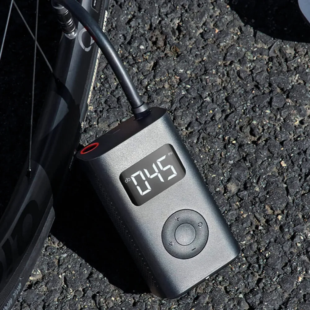 Xiaomi Mijia Inflatable tire Pressure Digital Monitor Portable Compressor Multi-nozzle for football