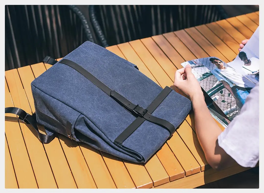 Xiaomi 90FUN Точильщик Оксфорд Повседневный Рюкзак 15,6 дюймов Сумка для ноутбука Британский Стиль Дорожная сумка для мужчин женщин школьные для мальчиков для девочек