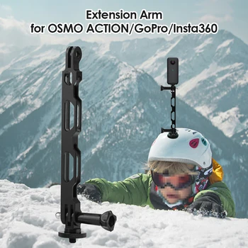 

Boom Arm Camera Tripod Monopod Helmet Mount Extension Arm for GoPro Insta360 OSMO Action Camera Lengthened Rod