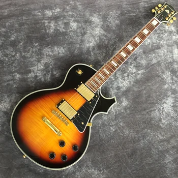 

2019suneye high quality new electric guitar, tiger maple veneer, mahogany. free shipping