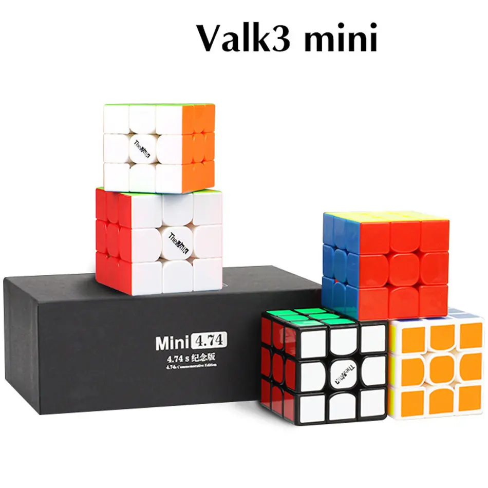 Qiyi Valk3 Mini 3x3x3 4 74 S магический скоростной куб 3x3 Magico головоломка Mofangge Valk 3 WCA