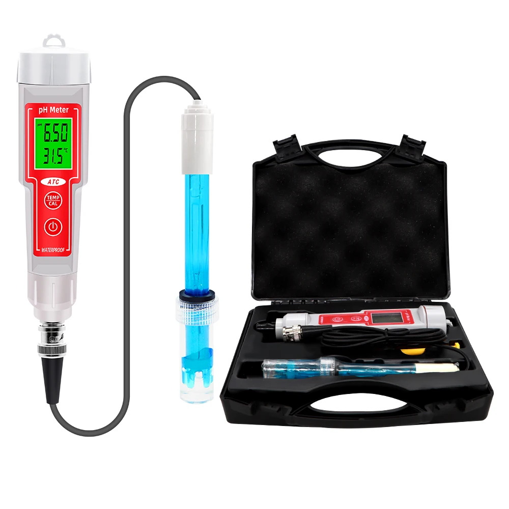 Digital 2 in1 PH Temperature Water Quality Tester Backlight Hydroponics PH Meter