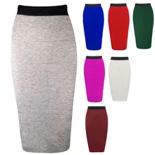 Новинка; модная женская юбка; 7 цветов; хлопковая стеганая эластичная юбка на талии; юбка с запахом