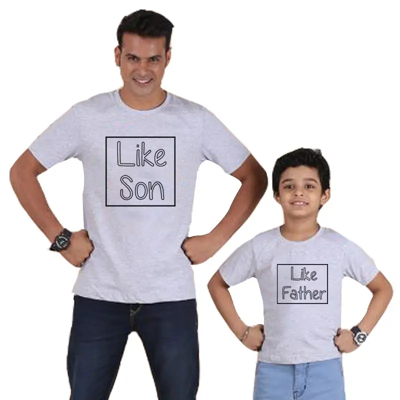 Новое поступление, одинаковые комплекты для семьи, для Отца и Сына одежда для маленьких мальчиков футболка для папы и меня уличная одежда для папы и детей - Цвет: Color2