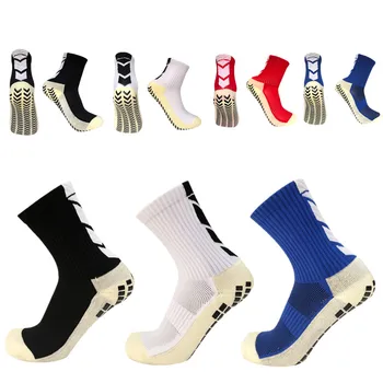 

Unisex Sport Socks Football Socks Anti-Slip Cotton Absorbent Sweat Socks Breathable Soccer Socks Two Styles