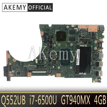

Akemy Q552UB Laptop motherboard for ASUS Q552UB Q552U original motherboard I7-6500U GT940MX /2GB 4GB-RAM 100% Tested OK
