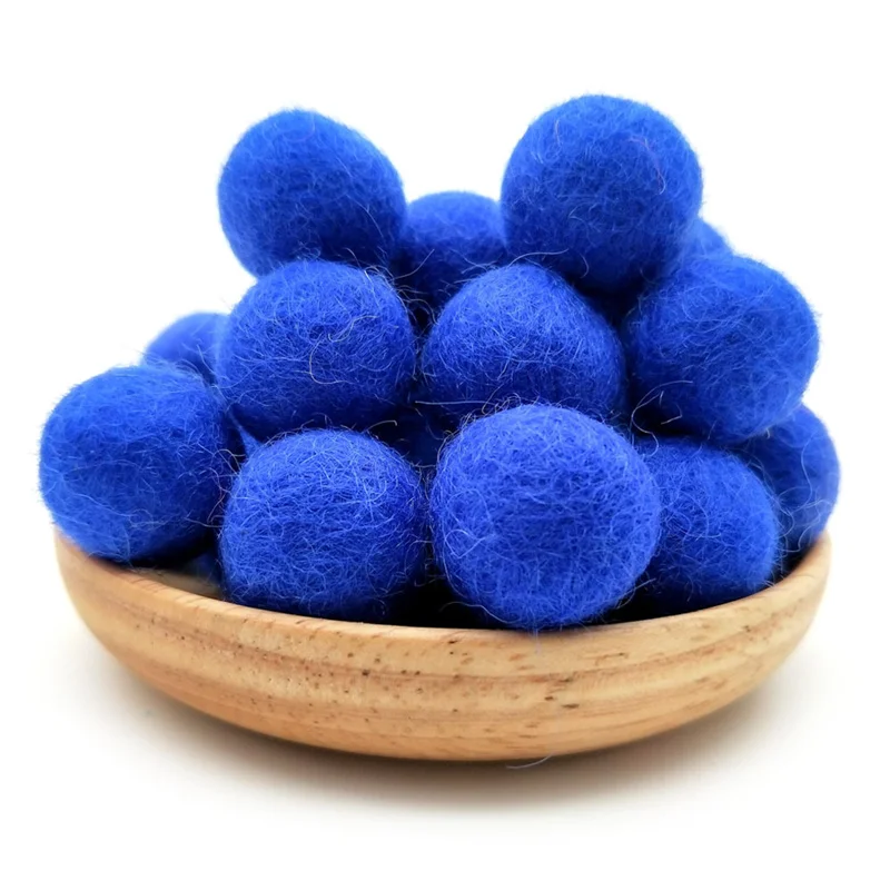 Description Picture 5 of itemWool Felt Balls for DIY Crafts, Felted Balls, Home Decoration, Garment Sewing Supplies, 20mm, 10Pcs