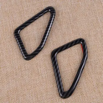 

beler ABS 2Pcs Carbon Fiber Black Style Car Inner Air Outlets Trim Cover Fit for Cadillac ATS 2014 2015 2016 2017 2018