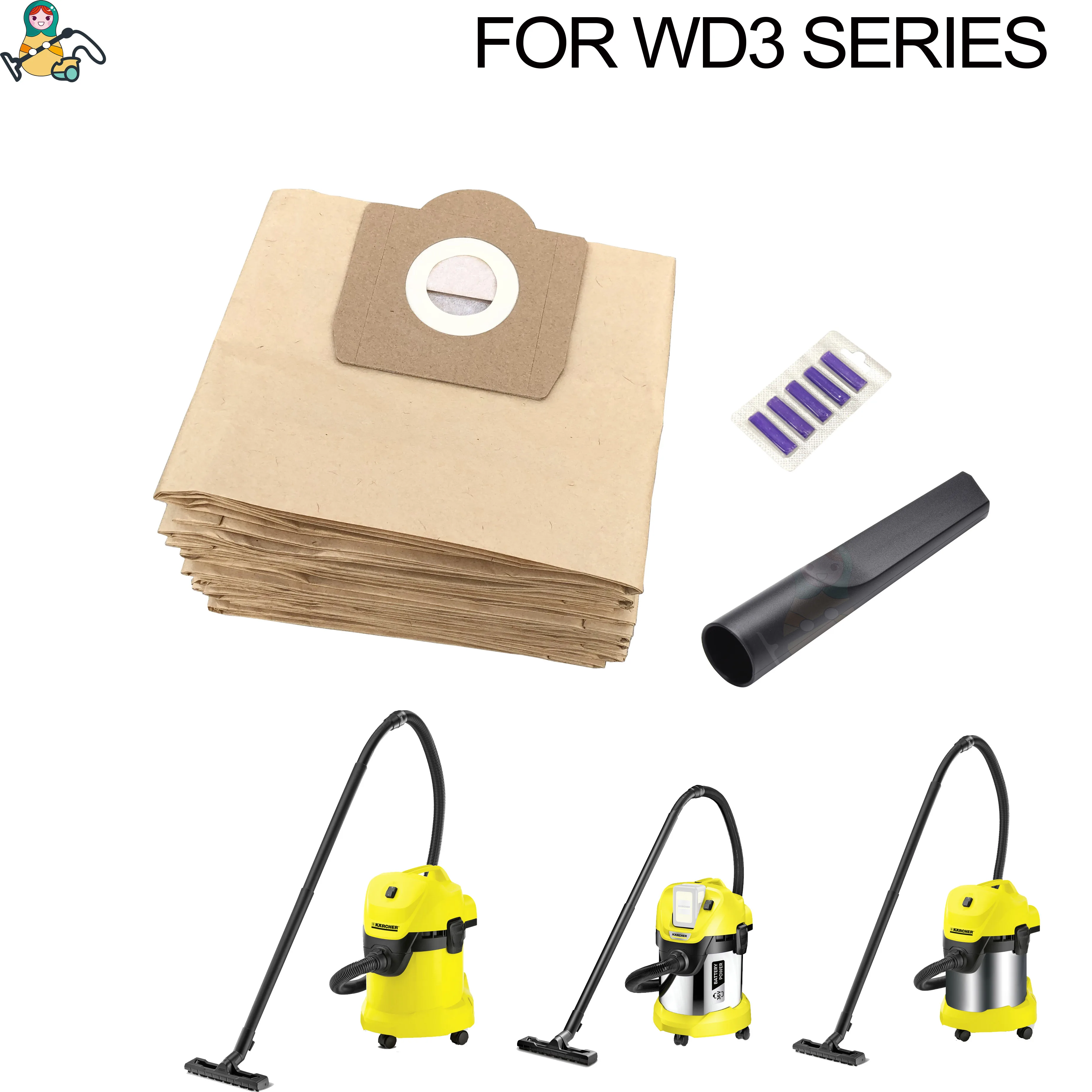 6 959 130 для мешков Karcher WD3 WD 3 P WD3.500P SE4001 SE4002 A2004 A2204 WD5.800 WD3.800 200 &quotОригинальный