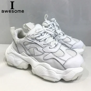 platform dad sneakers