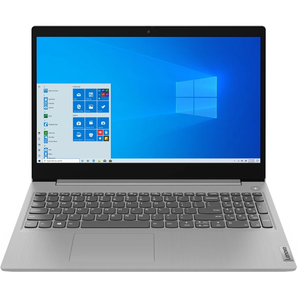 Ноутбук 15.6&quot IPS FHD Lenovo IdeaPad 3 grey (Core i5 1035G1/8Gb/512Gb SSD/noDVD/VGA int/DOS) (81WE007JRK) | Компьютеры и
