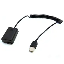 5V 2A-4A AC-PW20 NP-FW50 пружинный usb-кабель адаптер для sony Камера Alpha NEX F3 5R 5T 3N 5N A33 A37 A55 A5000 A6000 A6300 A6500