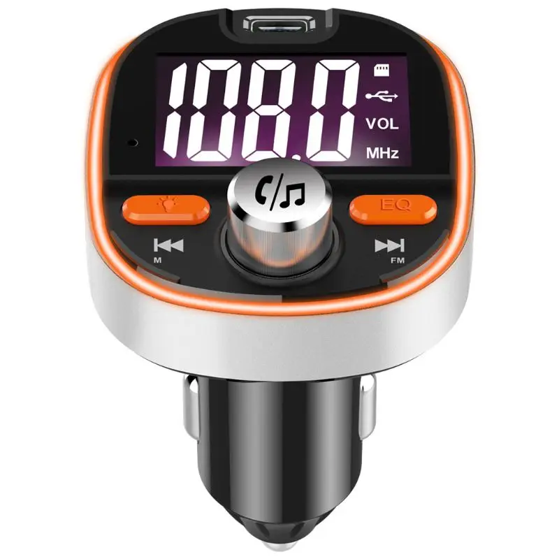 QC3.0 Быстрая зарядка Автомобильный MP3-плеер Bluetooth 5,0 fm-передатчик светодиодный автомобильный радиоприемник