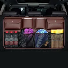 Car Rear Seat Back Storage Bag Car Trunk Organizer Auto Stowing Tidying Accessories For Toyota Land Cruiser Prado FJ 120 150