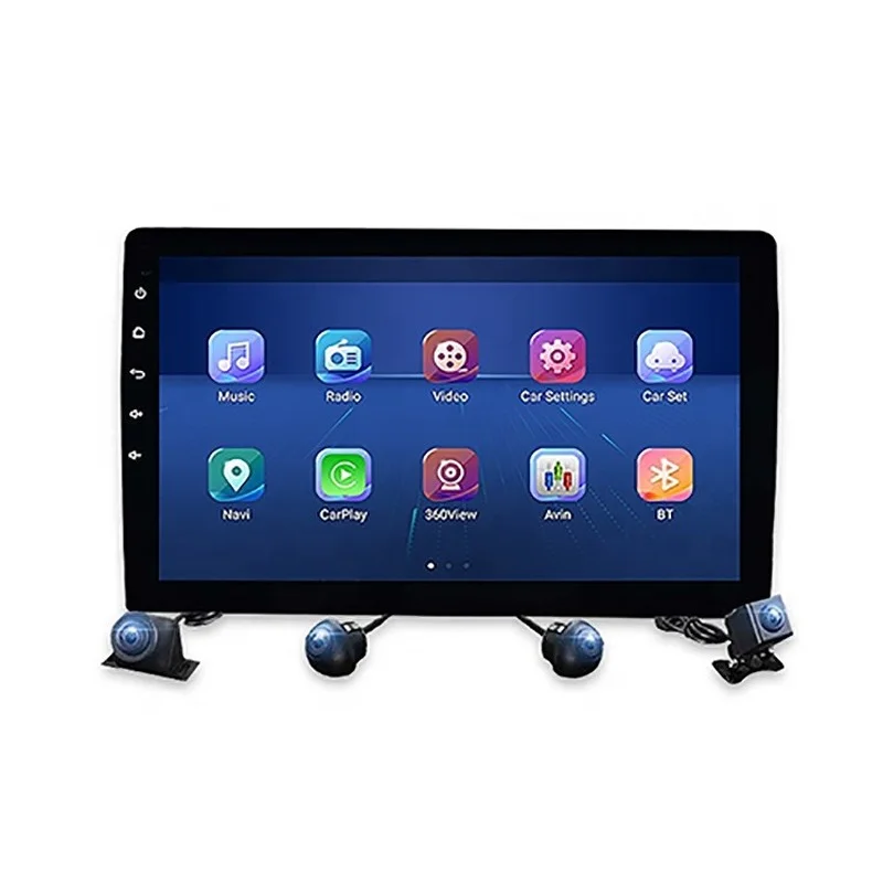 

Factory direct 360 panoramic all-in-one four-channel driving recorder 5760B comes standard with carplay car navigation