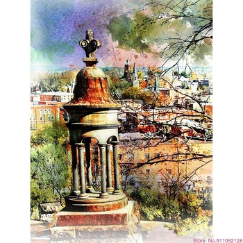 

Diamond Embroidery Full Drill 5D Rhinestone Landscape Embroidery Hobby Art Kit Gifts