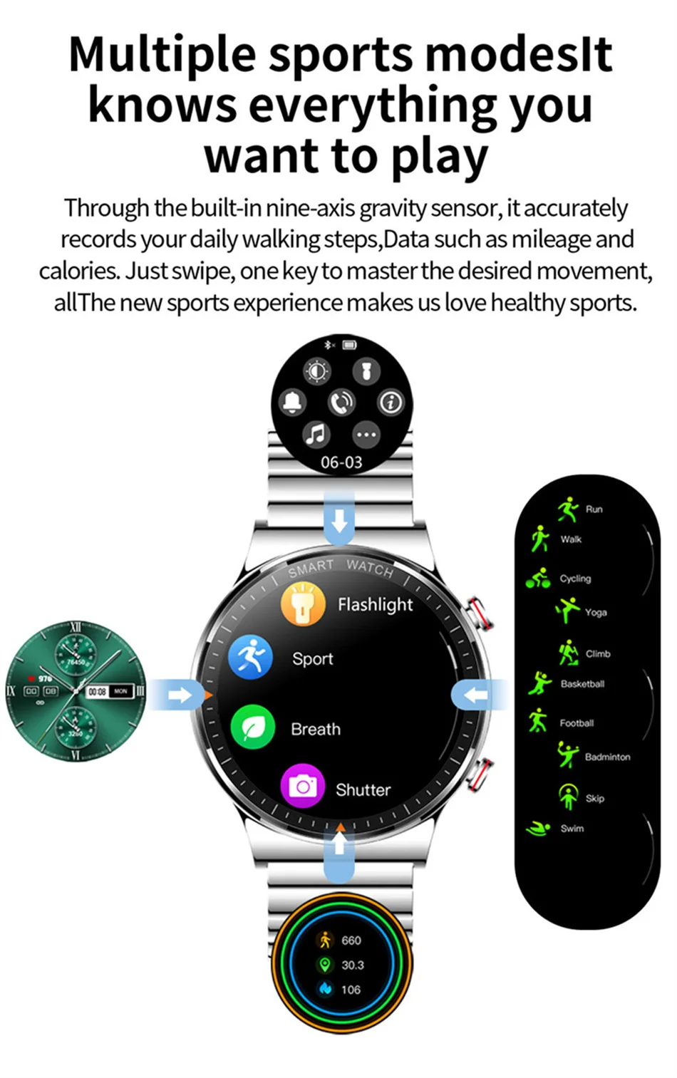 2022 New Smart Watch Men Bluetooth Call Watch For Men Sports Waterproof Wristwatch Gold Clock Smartwatch For Android iOS Gift