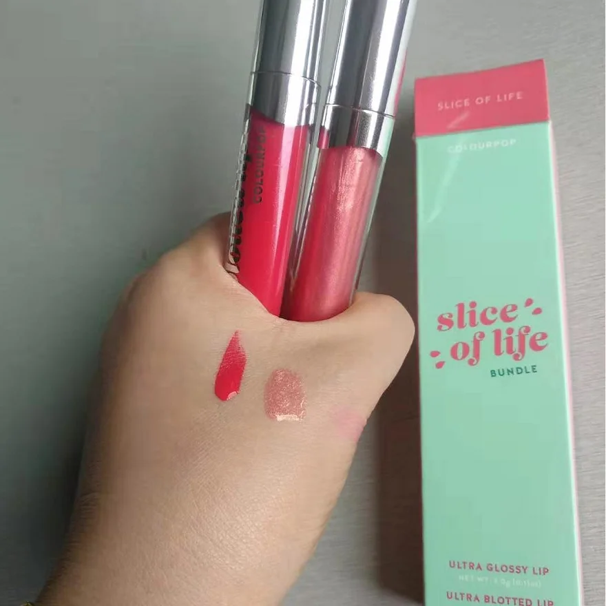 Colourpop губ пряди из кожуры с матовой поверхностью и блеск, блеск для губ