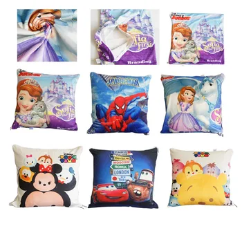 

Disney Sophia Mc Queen Cars Pillowcase Cushion Cover Children Velvet Pillow Cover Decorative Cushion Case Living Room Gift