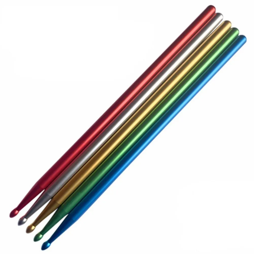 1 Pair 5A Aluminium Alloy Drum Sticks Drumsticks For Dumb Drum