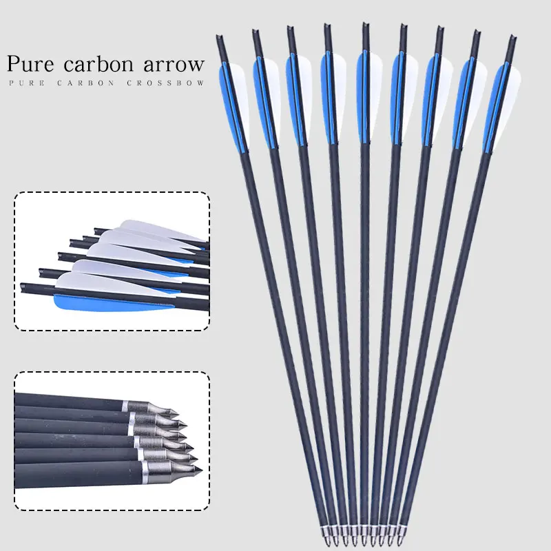 

Carbon Arrow Bow And Arrow for Recurve / Compound Bows Archery Accessories Bow For Shooting Hunting and Target Practice Arrows