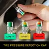 4pcs car Tire Pressure Monitor Valve Stem gage alarm alert sensor valve indicator Caps Diagnostic measuring tires pressure Tools ► Photo 1/6