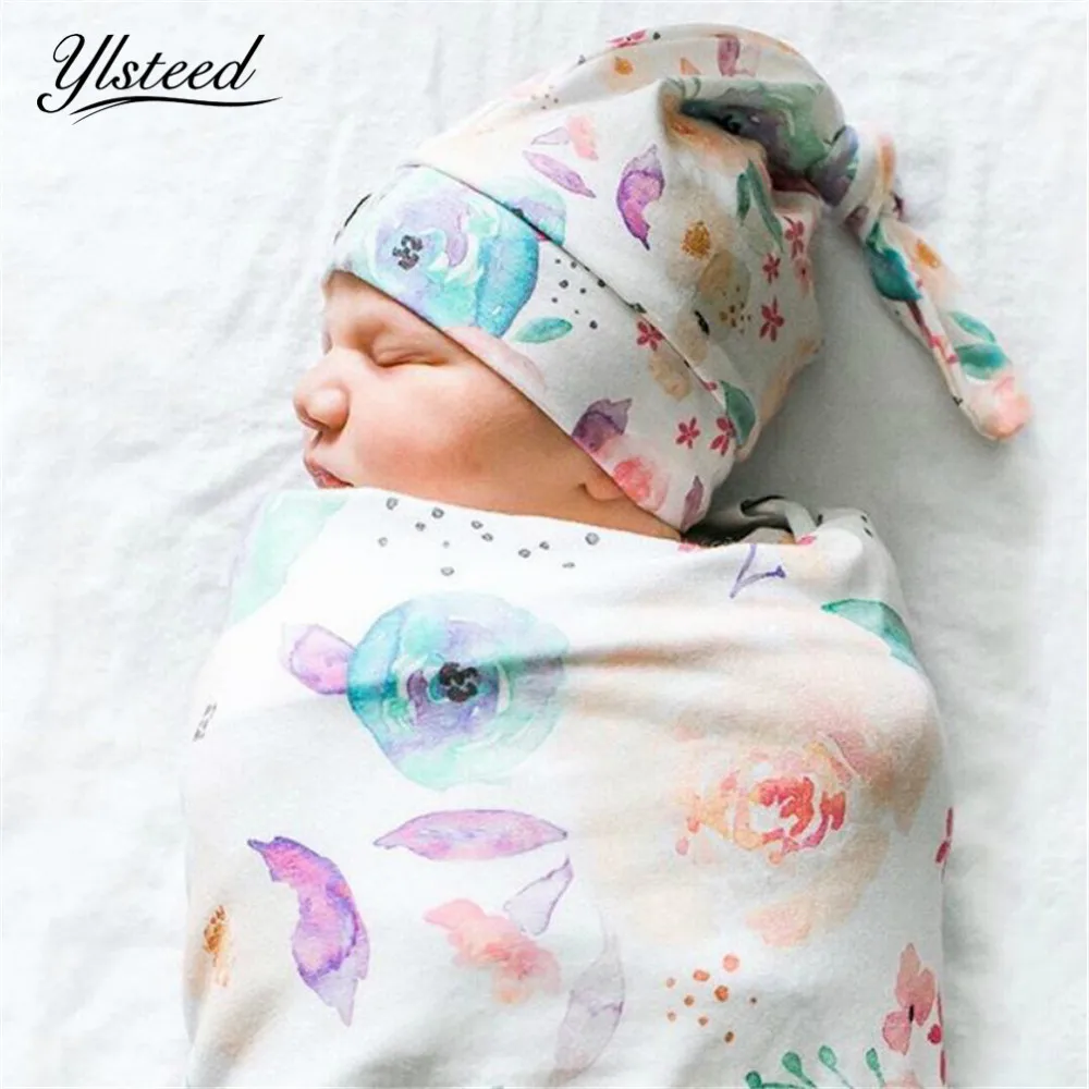 Пеленка Ylsteed для новорожденных с подходящим верхом и узлом Детские спальные