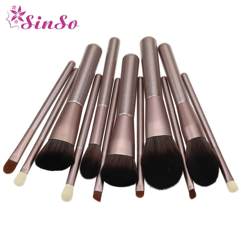 

SinSo makeup brushes set 12pcs high quality make up brush tools foundation powder blush eyeshadow professional makeup brush kit