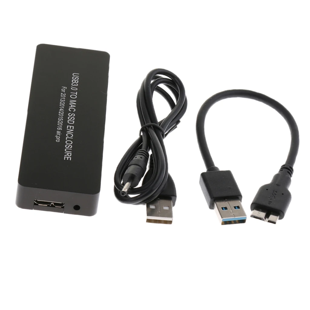 USB 3.0 to SSD Enclosure Laptop External Hard Disk Adapters Case for Macbook Air/Pro