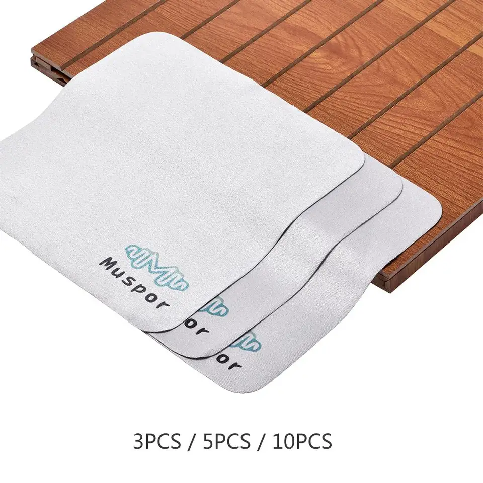 Yihaifu 10pcs Suede Musical Instrument Cleaning Cloth Guitar Violin Piano Polish Cloth Glasses Cleaner
