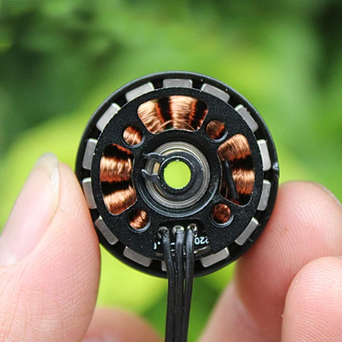 4S PTZ 2204 Brushless Motor 260KV Micro Mini Electric Motors Engine Outer Rotor Ball Bearing for RC Drones Airplane Quadcopter title=
