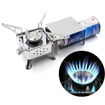 

Gas Burners Camping Equipment Ultralight Foldable Burners power Split Gas Stove Cooking Outdoor Camping Stoves BBQ Great