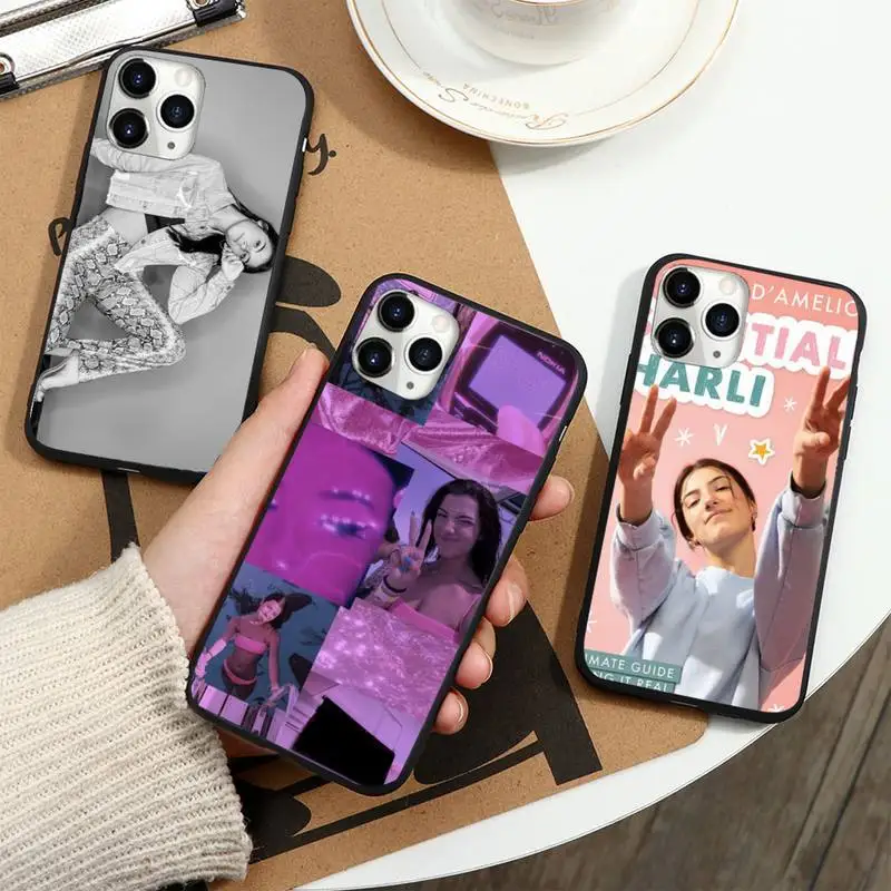 

CHAR DAMELIO fashion pretty Phone Case for iPhone 11 12 pro XS MAX 8 7 6 6S Plus X 2020 XR Mini