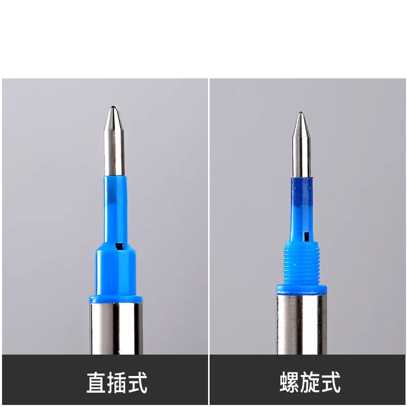 10PCS Set Ballpoint Pen Refill JINHAO Standard Black and Blue Ink Rollerball Pen Refill 0.5MM 0.7MM Office School Accessories 5