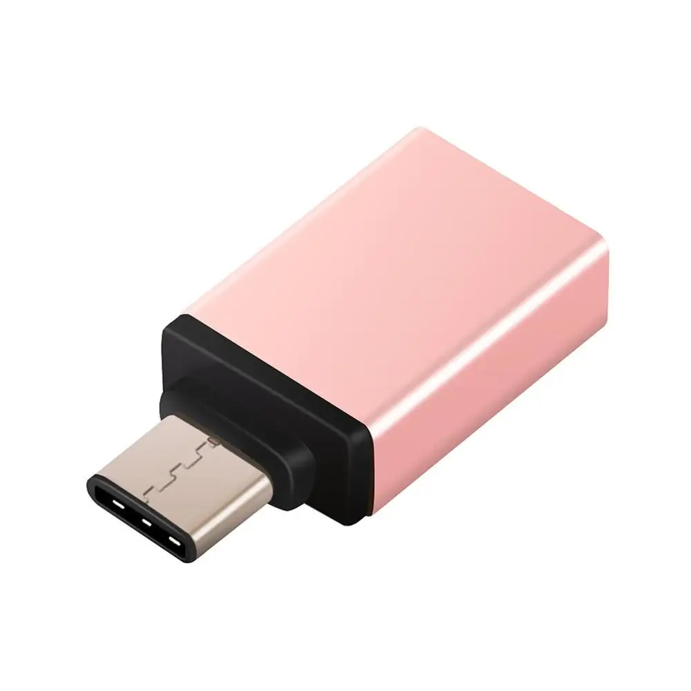 3 шт. Портативный USB 3,1 type-C штекер USB 3,0 A Женский конвертер USB кабель адаптер прочный корпус из алюминиевого сплава ультра светильник