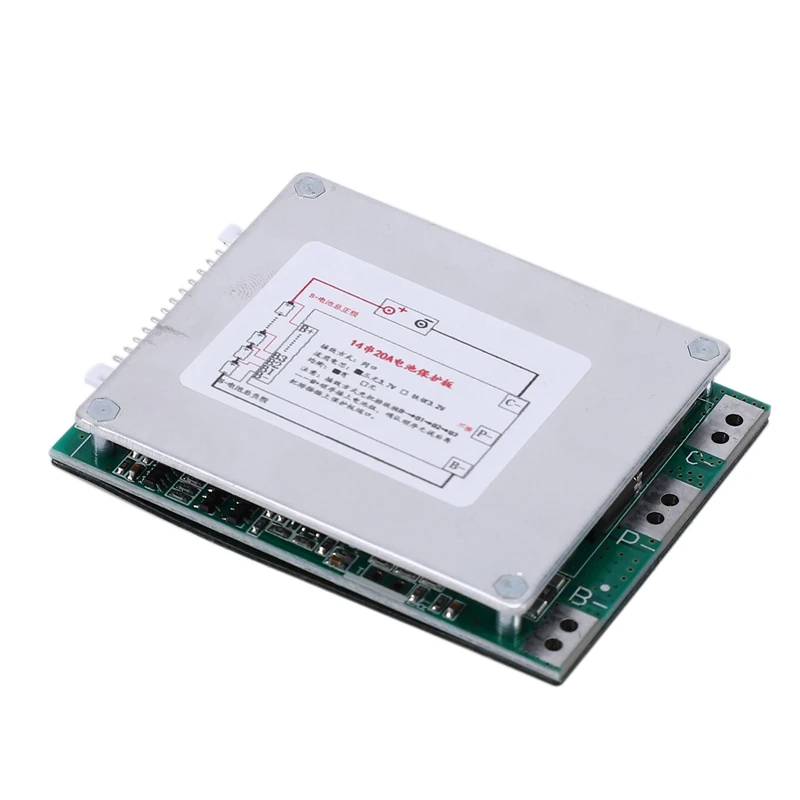 

14S 52V 20A Li-Ion Li Polymer Battery Protection Board BMS PCB Board with Balance for EBike EScooter