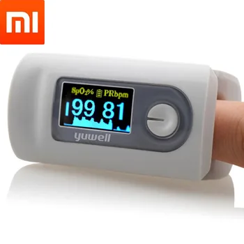 

Xiaomi Yuwell Smart Home Pulse Finger Oximeter Pulse Oximeter Blood Monitor Color LED Display Oxygen Saturation Waveform