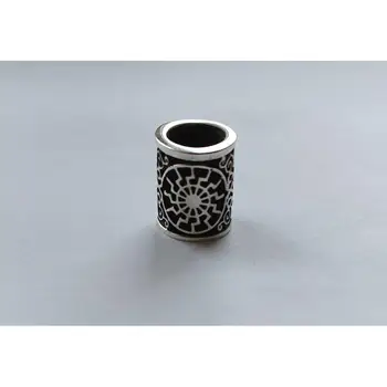 

Bead "Black Sun" 925 silver