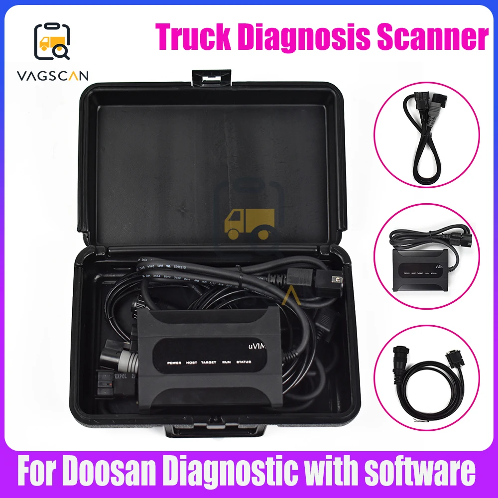 Heavy Duty Diagnostic tool for Doosan Diagnostic Scanner kit uvim ...