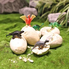 Kit d'excavation d'œufs de dinosaure, Figurines de dinosaure, à montée lente, anti Stress, jouets éducatifs