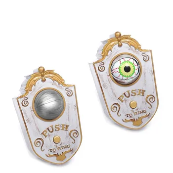 

Halloween Horror One-eyed Doorbell with Burning Eyes Scare Voice Haunted House Door Decoration Electric Horror Sound Doorbell