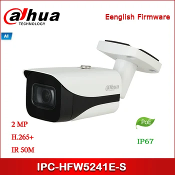 

Dahua IP camera IPC-HFW5241E-S 2MP WDR IR Bullet AI Network Camera support POE