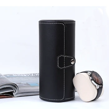 

Watch Box Case Leatherette Display 3 Slot Professional Holder Watch Organizer Storage Practical Luxury Box Fashion New D30
