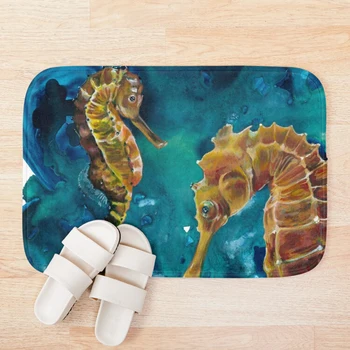 

Seahorse Bath Mat Custom One Direction Doormat Home Decor Door mat Floor Mat Bath Mats foot pad