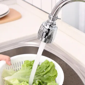 

360 Degree Swivel Faucet Kitchen Faucet Adjustable Dual Mode Sprayer Filter Diffuser Water Saving Nozzle Faucet Connector