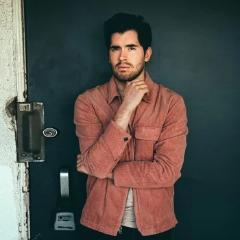 

Jacket Men 2020 Autumn Winter New Men's Jacket Slim Fit Turn Down Collar Zipper Jacket Men's Casual Solid Cotton Warm Jacket