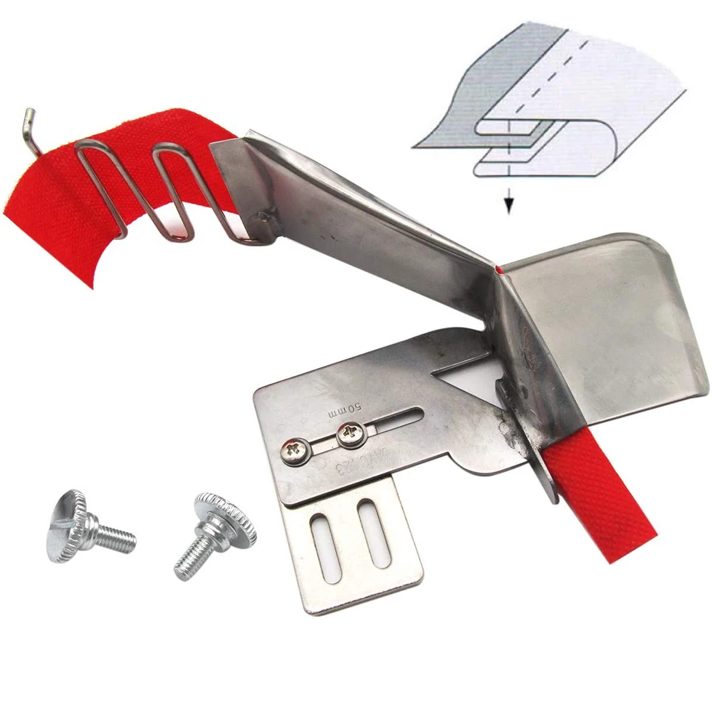 1SET DY123 Sewing Machine Double Folder Clean Finish Top