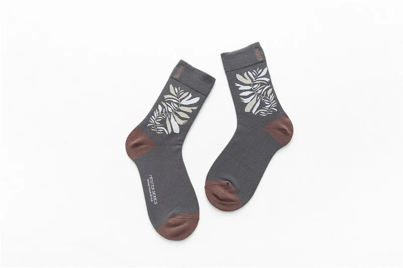Женские носки в стиле унисекс с рисунком, 100 хлопок, Harajuku, цветные, полные носки для женщин, стандартная уличная одежда, 1 пара, Размеры 35-43 - Цвет: 8110-1