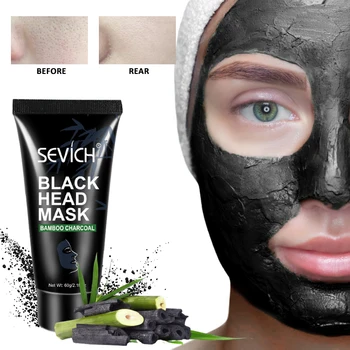 

Bamboo Charcoal New Suction Face Deep Cleansing Black Mud Mask Blackhead Remover Peel-Off Mask Moisturizing Mask TSLM2