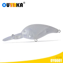 

Fishing Accessories Blank Unpainted Lure Crankbait Weights 9.5g 8.8cm Isca Artificial Diy ABS Bait Wobblers Trolling Carp Leurre